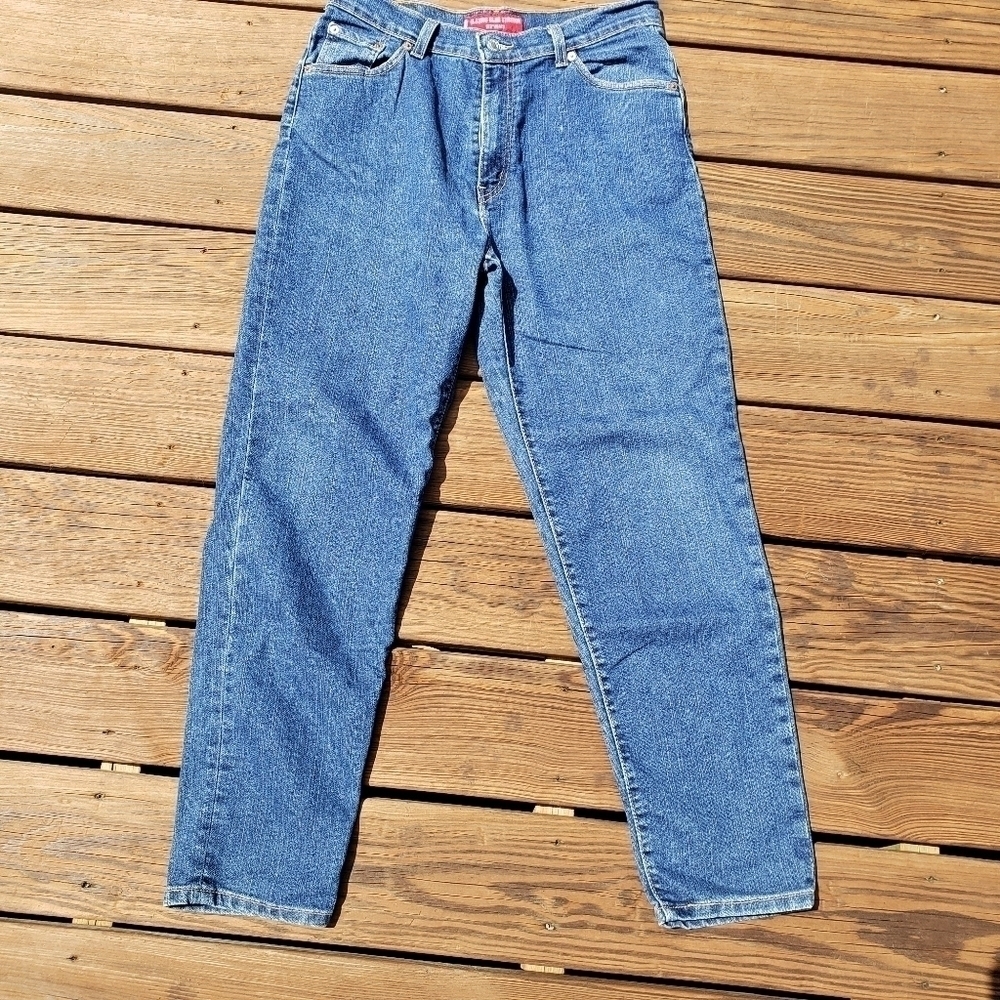 LEVI'S 512 Classic Slim Fit Stretch Tapered Leg High Waist 12S EUC - Picture 1 of 11